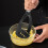 OFFIGAM Foldable Black Nylon Potato Masher for Kitchen Nonstick Cookware with Ergonomic Handle 4