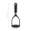 OFFIGAM Foldable Black Nylon Potato Masher for Kitchen Nonstick Cookware with Ergonomic Handle 2