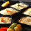Conjunto de 4 panelas de metal para raclette com espátula de nylon. 5