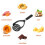 OFFIGAM Foldable Black Nylon Potato Masher for Kitchen Nonstick Cookware with Ergonomic Handle 3