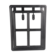 Puerta profesional para mascotas para mosquiteras, acceso libre, con cerradura, ideal para gatos, perros y cerdos.