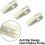 Velvet Hanger Clips 40 Pack for Thin Felt Hangers 4