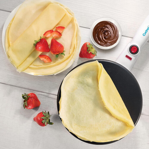 Cordless Crepe Maker with Non-Stick Plate and Recipe Guide 1
