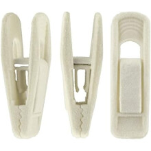 Pinces Ă cintres en velours, lot de 40, 7 cm (2,75 po), noires