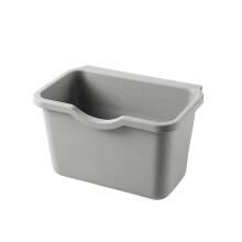 Keukenafvalbak voor aan de muur, geschikt voor keukenkastjes – Kleine prullenbak, ook geschikt voor gebruik in de auto en op de composthoop.