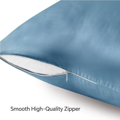 Fronhas de cetim com zíper – Pacote com 4, 50x66 cm 2