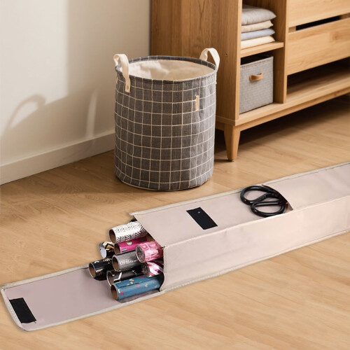 YOCBZ Οργάνωση Χαρτιού Περιτυλίγματος – Holds9Rolls, Αδιάβροχη Τσάντα Αποθήκευσης Δώρου 1
