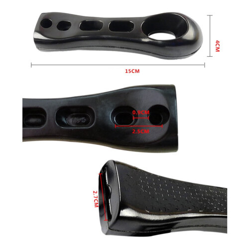 Poignée de rechange en bakélite pour poêle – Noire, 15 cm 1
