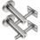 Adjustable Handrail Brackets Heavy Duty Wall Mount 2 Pack 7