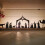 Presepe in metallo nero con base in legno, 12 pezzi 6