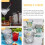 Worgeous 1Pack Ice Cube Bin Transparent Plastic for Bars and Restaurants 2