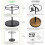 Supporto organizer per occhiali da sole – Base in legno e struttura in ferro, 5