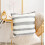 Conjunto de 2 capas de almofada de linho com bolinhas pretas, 45x45 cm (18x18 polegadas). 3