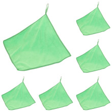 Ensemble de 6 chiffons de nettoyage en microfibre, chiffons à dépoussiérer et de cuisine, compatibles avec toutes les surfaces