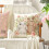 Housse de coussin lapin de Pâques à fleurs 45 x 45 cm 5