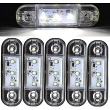 10 darabos 3 LED-es oldalsó helyzetjelző lámpák, LED-es irányjelző lámpák, LED-es helyzetjelző lámpák, LED-es teherautó oldalsó lámpák
