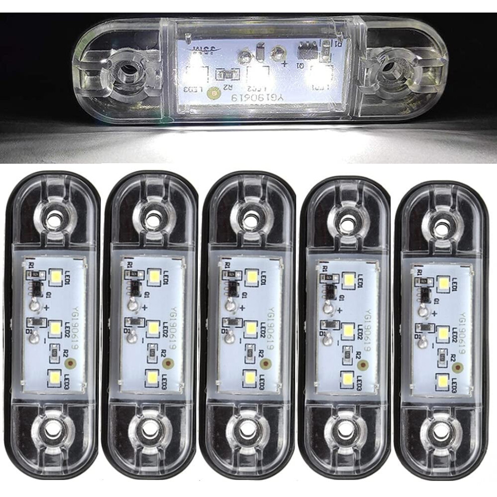 10 Pieces 3Led Side Marker Lights,Led Indicators Lights Led Marker Clearance Lights Led Truck Side Lights 12-24V 9180479570363