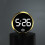 1 Pc Auto Stick Clock, Touch Control Digital Dashboard Clock, Mini Luminous Round Vent Mount Clock, Compatible with F1F2 1