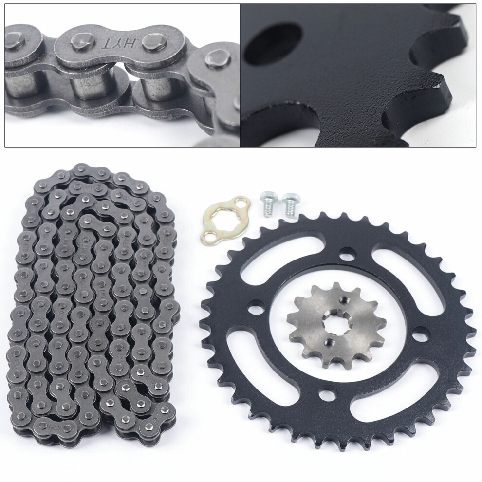420 Chain Rear Front Sprocket For Atv 110Cc 125Cc Ssr Coolster Taotao Dirt Bike 9180479570523