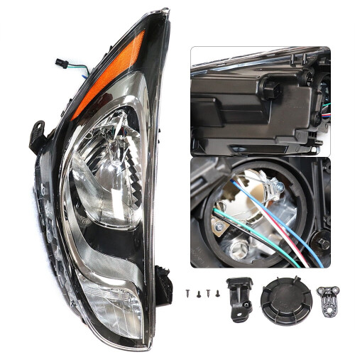 Για το 2012 2013 2014 Hyundai Accent Sedan αλογόνου προβολέα αντικατάσταση προβολέα δεξιά πλευρά