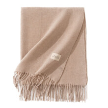 Xale feminino quente de inverno, cachecol pashmina moderno com franjas grossas, leve e aconchegante, para a primavera, cor damasco, tamanho único.