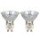 Lot de 2 ampoules GU10 de 50 W 1