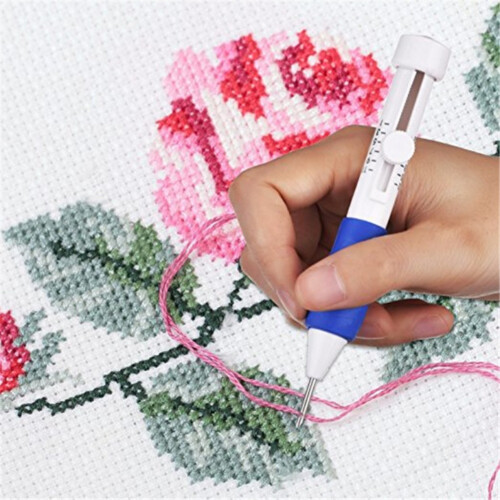 Embroidery Stitching Punch Needle Embroidery Kit Craft Tool Set 1