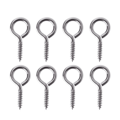 Lihe50PCS Βιδωτές Καρφίτσες με Μύτη για Κοσμήματα, Εύρημα για Κατασκευές - 1# (Ασημί) 2