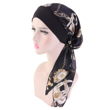 Turban für Damen, Kopftuch, lässige, lockere Damenmütze mit Print, Chemotherapie-Mütze, Kopfbedeckung für Krebskranke, Turbankappe