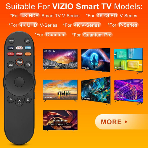 Τηλεχειριστήριο αντικατάστασης για VIZIO Smart TV - XRT270Universal Τηλεχειριστήριο συμβατό 1