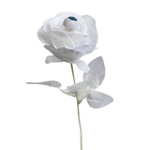 Rose gotiche, fiori artificiali per Halloween, fiori di seta finti, rose finte per centrotavola di Halloween, decorazioni per feste di Halloween