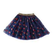 Gonne da bambina, Gonne per bambine, Gonna estiva da bambina in chiffon a rete con stampa piccola, gonna sportiva casual a balze per bambine, gonne