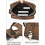 Bolsa casual multifuncional de grande capacidade e impermeável. 4