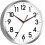 12 Inch Silent Atomic Wall Clock Silver 1