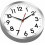12" Silent Battery Wall Clock – Modern Silver, Non-Ticking, Compatible with Home/Office Decor 2