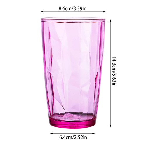 Σετ ακρυλικών ποτηριών 17oz – Άθραυστα, χωρίς BPA, κατάλληλα για πλυντήριο πιάτων, 1