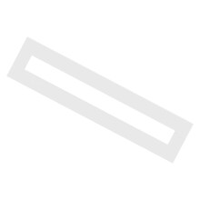 Parking Lot Line Template 235.00X30.00X0.10CM White
