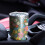30oz Vakuumisolierter Becher mit Blumenmuster 5