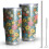 30oz Vakuumisolierter Becher mit Blumenmuster 1