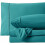 Ensemble de draps en flanelle pour lit simple – Microfibre doublement brossée, 2