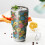 30oz Vakuumisolierter Becher mit Blumenmuster 4