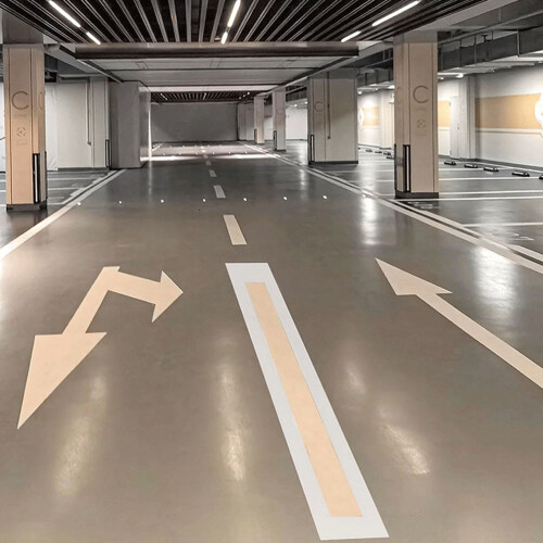 Πρότυπο Γραμμής Χώρου Στάθμευσης 235.00X30.00X0.10CM Λευκό 2