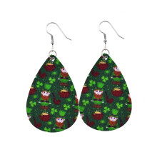 Women's Green Drop Earrings for St. Patrick's Day – Fashion Ear Studs, Compatible with Everyday & Holiday Wear