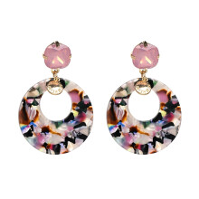 Fashion Acrylic Stud Earrings Women Piercing Jewelry Decoration (Colorful)