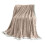 Fleece tæppe dobbeltsidet khaki 50x60 tommer 2