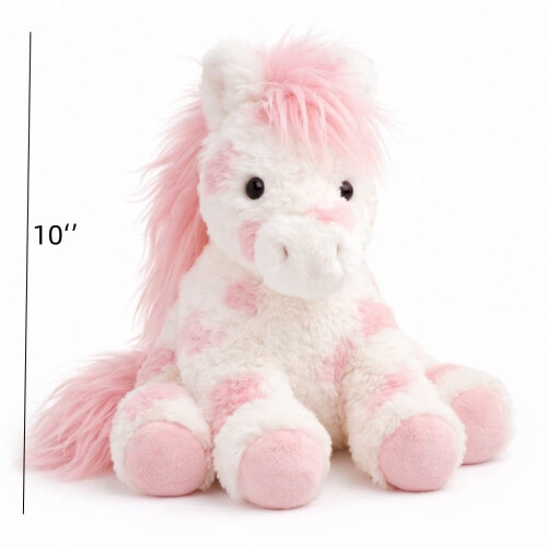 Boneco de Pelúcia Pônei, Brinquedo de Pelúcia Macio, 25 cm (9,84 polegadas) 2