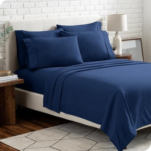 Queen Microfiber Sheet Set 6-Piece Deep Pocket 1