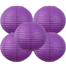 Chinese Style Paper Lanterns, Set of5, Suitable for Party Decoration