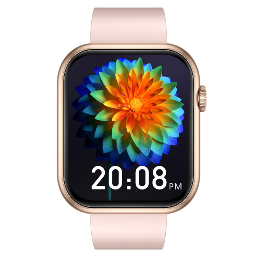Smart Watch For Men Sports Watch Bracelet Advanced Bluetooth Calling And Extra Long Battery Life Customised Dials With Multiple Patterns, Pink 9557311234446