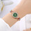 Damemode Simpelt Blomsterarmbåndsur Quartz Lys Luksusur 6